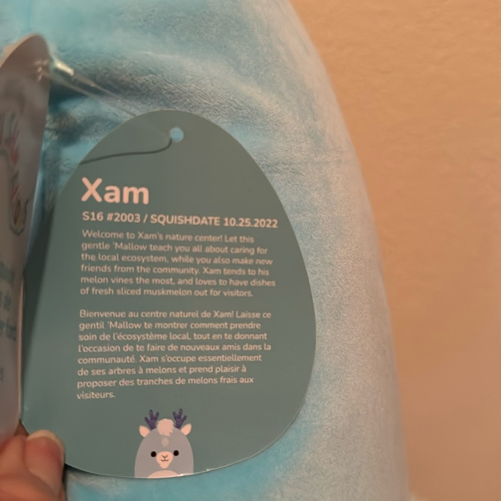 Squishmallow, Xam, 17”, NEW - Picture 7 of 7